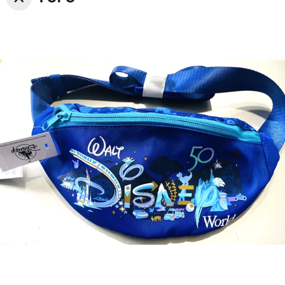 Walt Disney World 50th Anniversary Sling Bag Fanny Pack Belt Bag WDW NWT